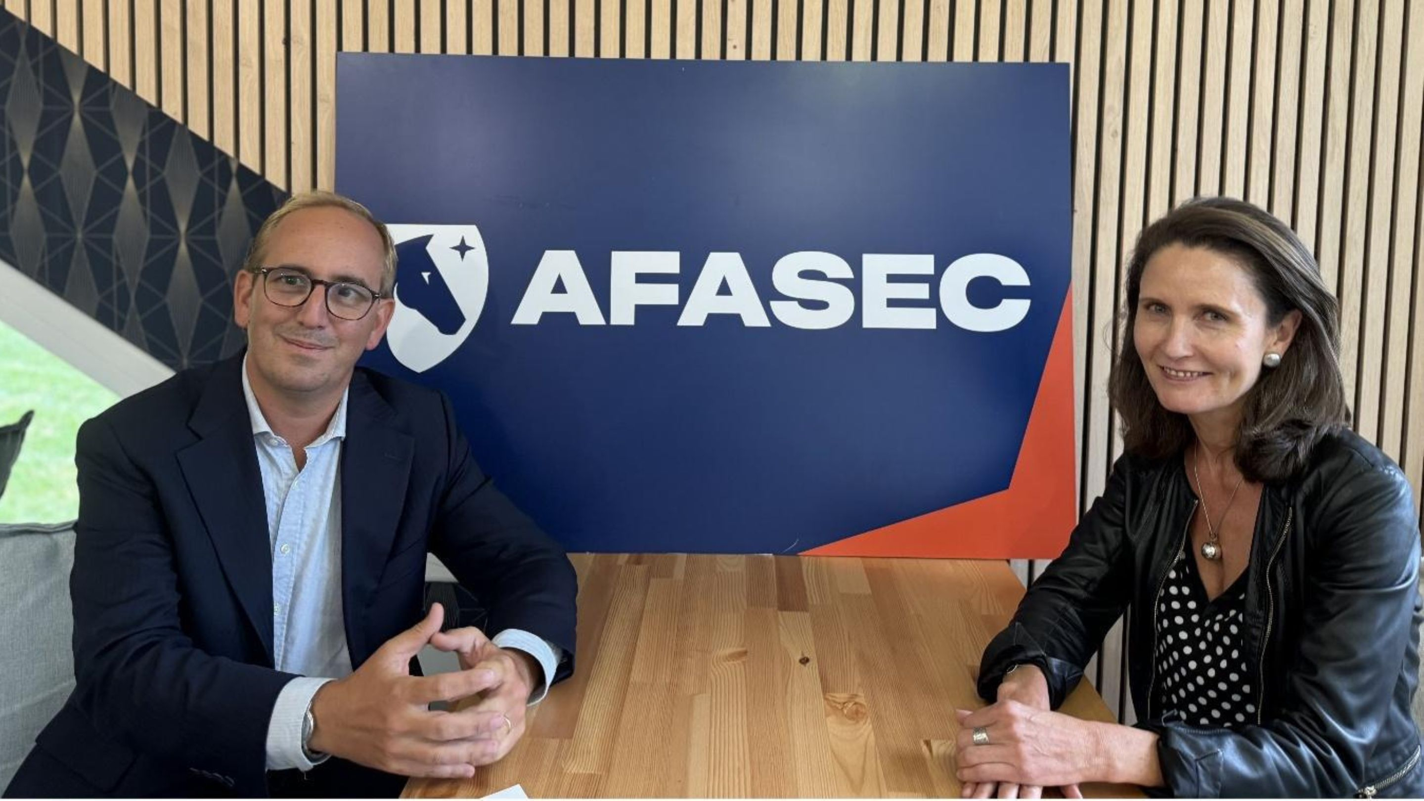 Guillaume Herrnberger et Corinne Rougeau-Mauger - © AFASEC