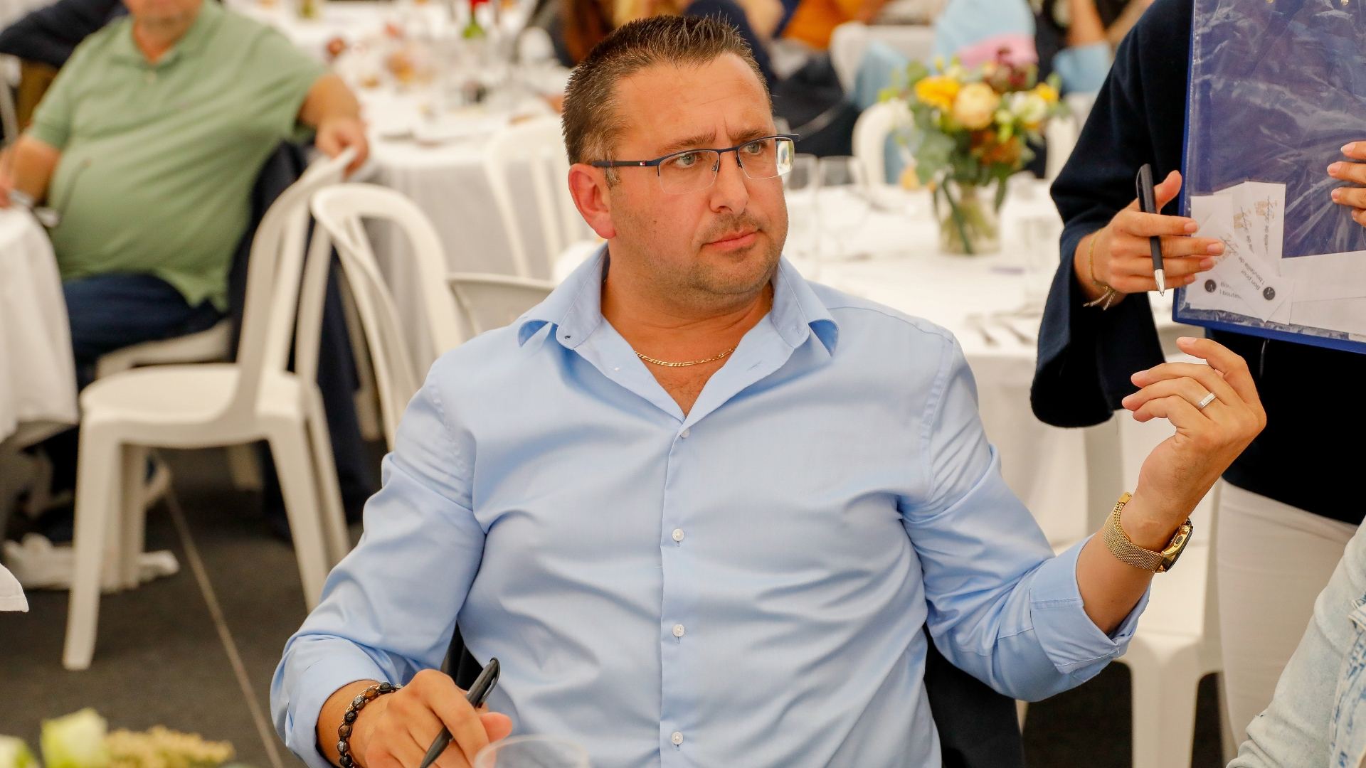 Christophe Bridault, un jour de vente - © P. Lefaucheux/PC