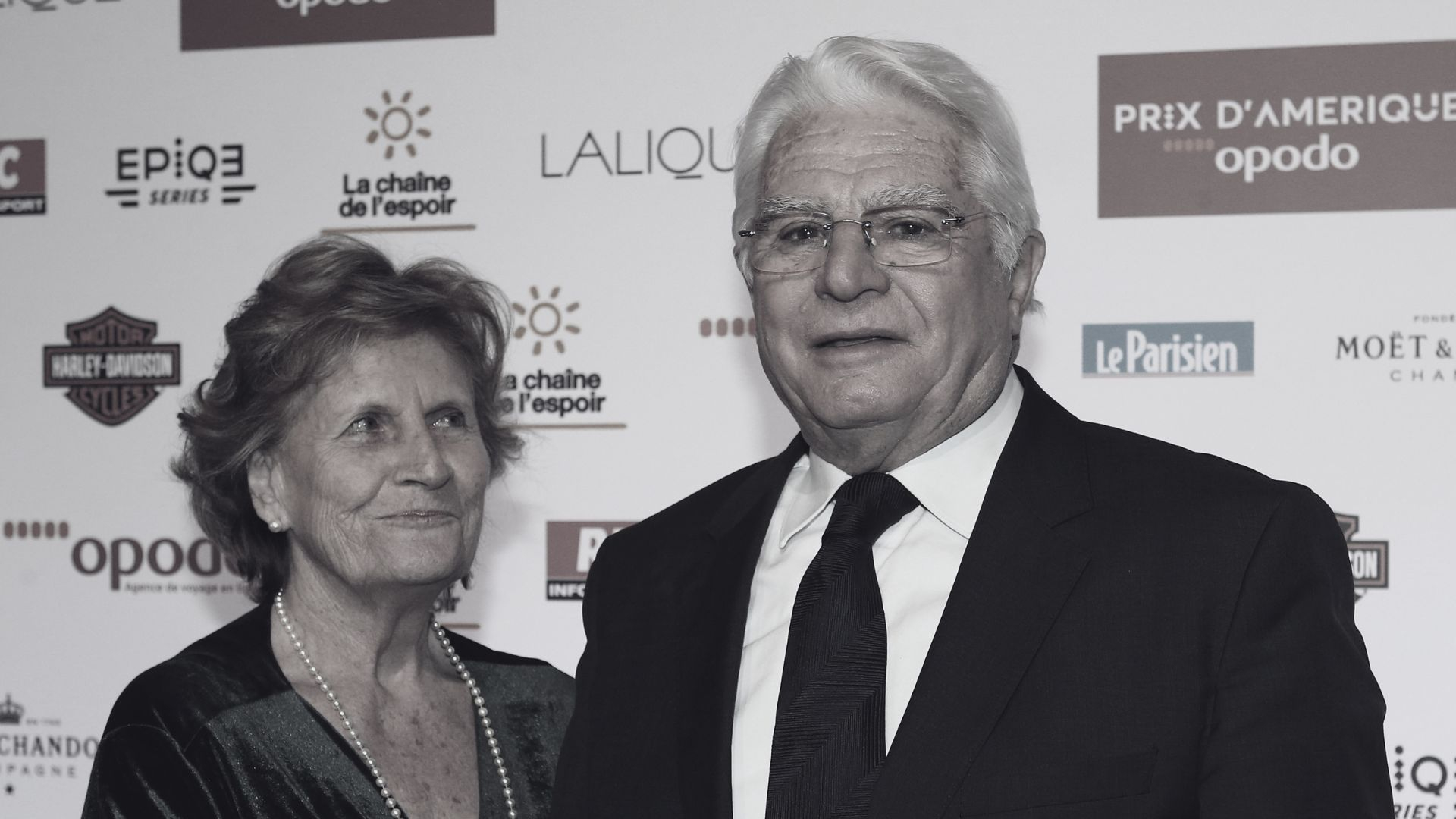 Francis Adam en 2017 avec sa femme  - © ScoopDyga