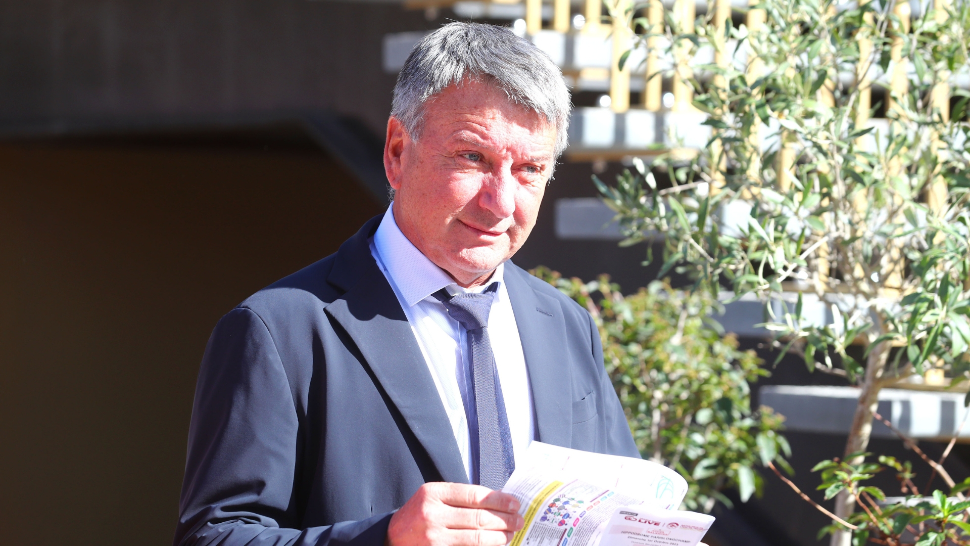 Franck Pellerot dans ses habits de vice président de la SETF à Vincennes - © Aprh