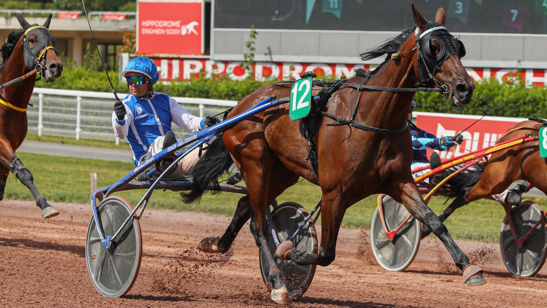 Gaspar d'Angis, lors d'un succès à Enghien - © Aprh