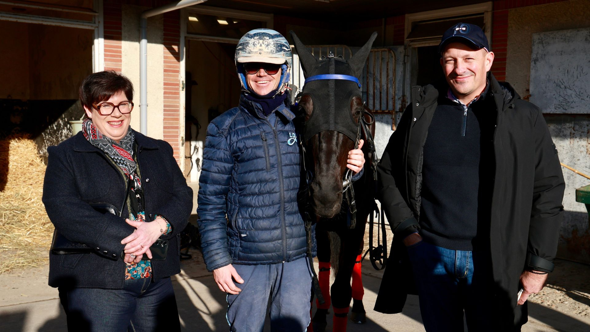 Matthieu Abrivard a accueilli les grands gagnants PMU - ©PMU