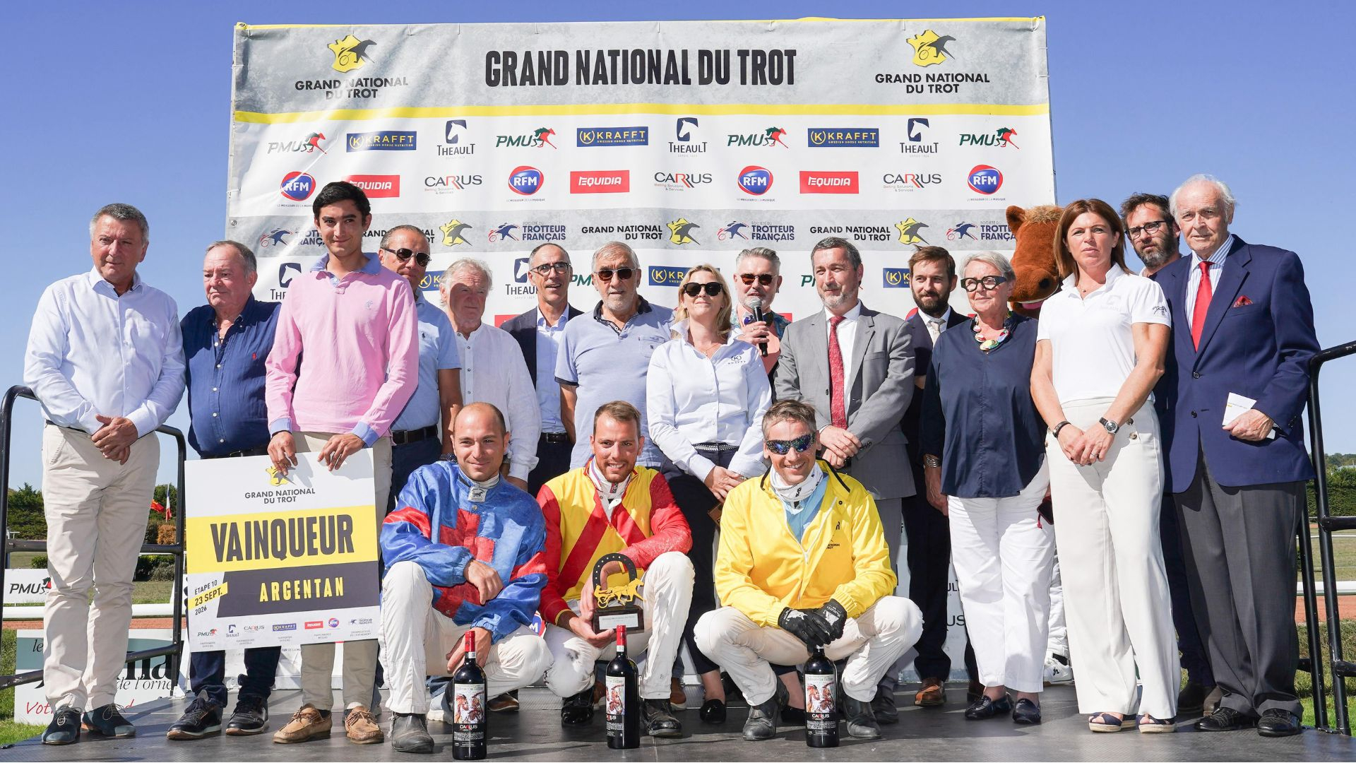 Le podium de la 10ème étape du GNT à Argentan - ©&nbsp;ScoopDyga