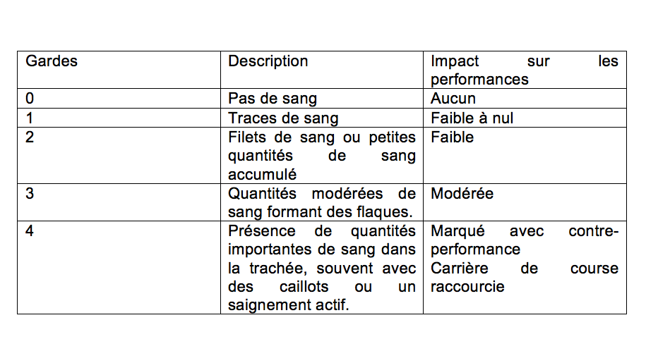 L’hémorragie pulmonaire induite à l’exercice chez le trotteur