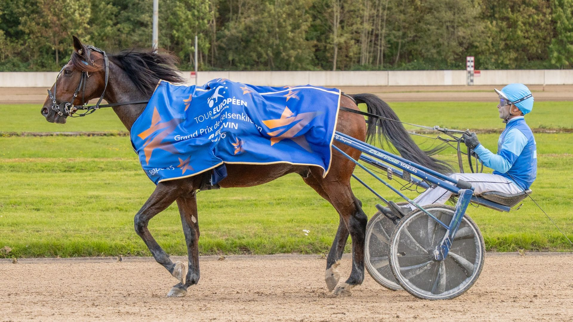 Hamonet de Choisel après sa victoire à Gelsenkirchen - © T. Kessel