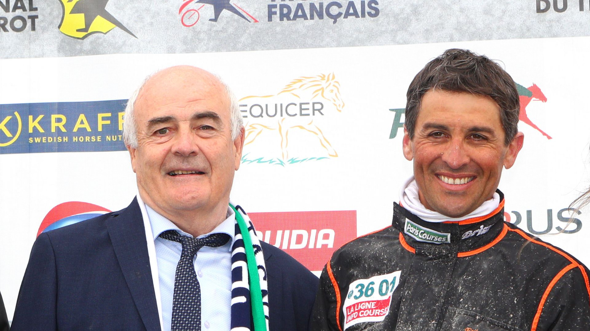 Jean-Jacques Barre avec Eric Raffin - © ScoopDyga