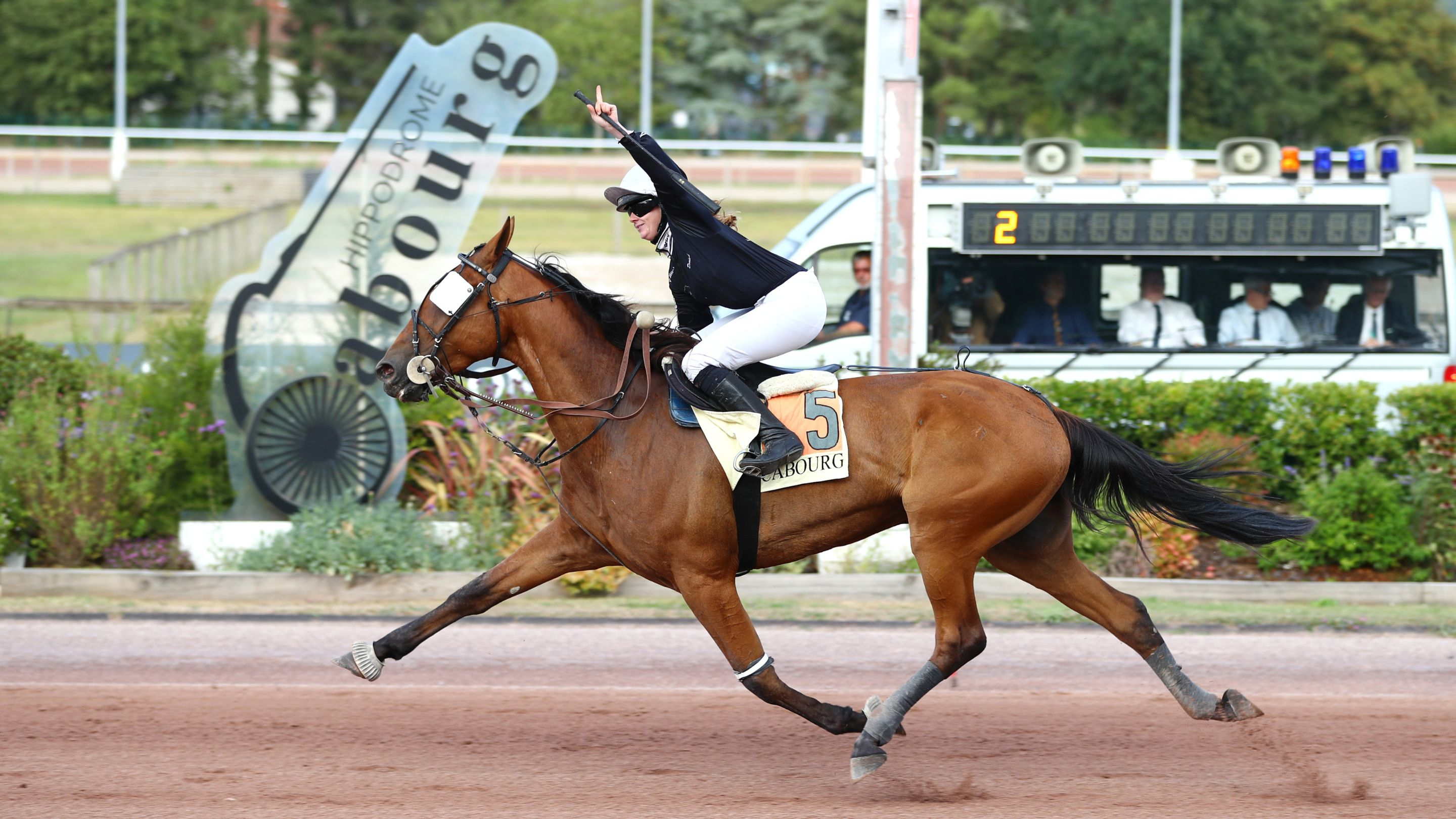 Cléa Roger, lauréate avec Koprioro à Cabourg - © Aprh