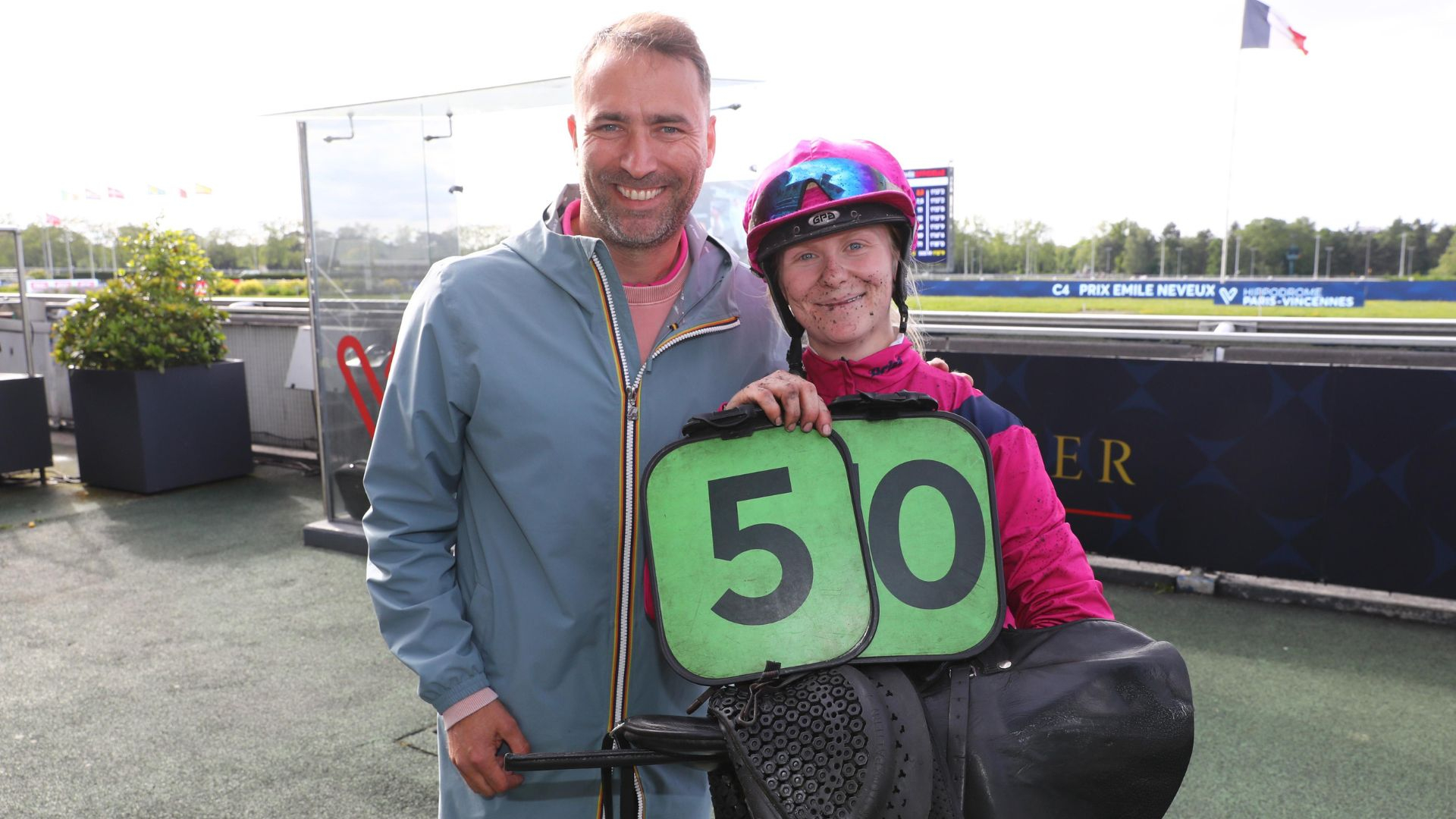 Estelle Croisic affiche fièrement le chiffre 50 - ©Scoopdyga