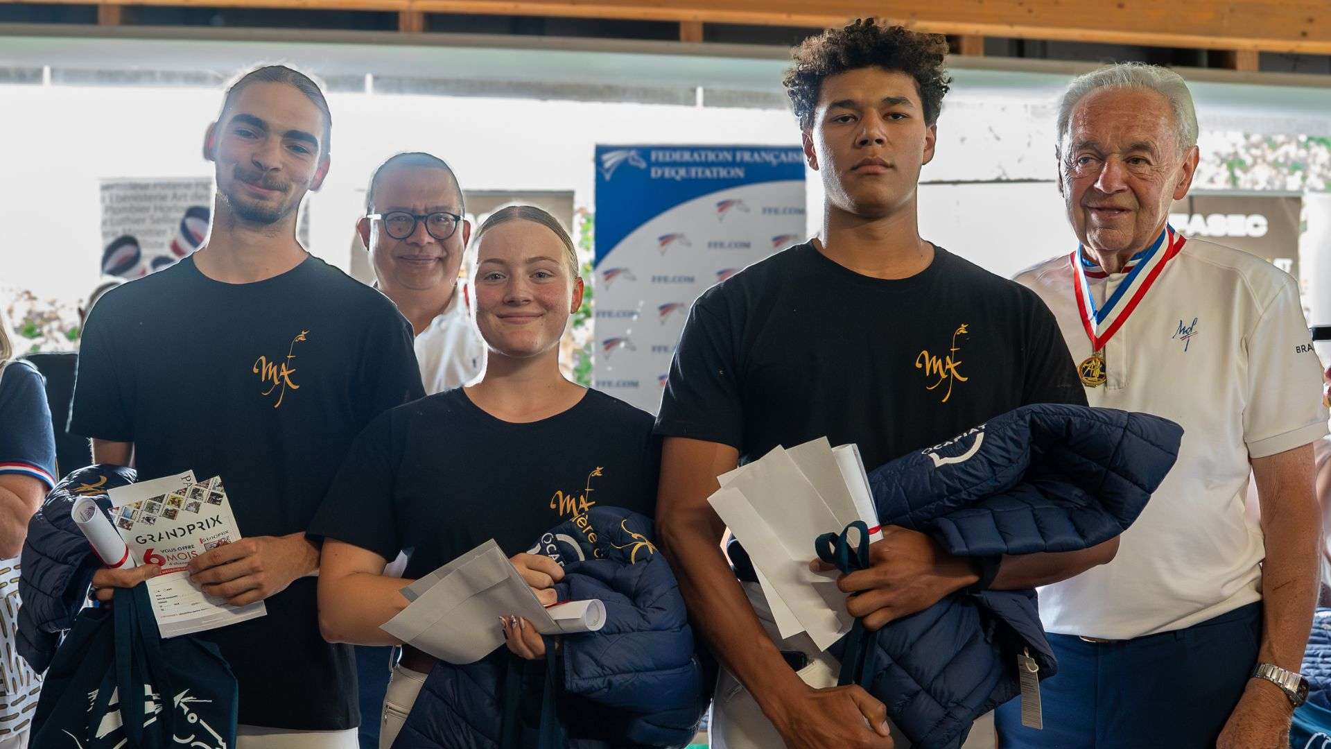 Trois des lauréats du concours - © ASCOMGO / Adrien Seite
