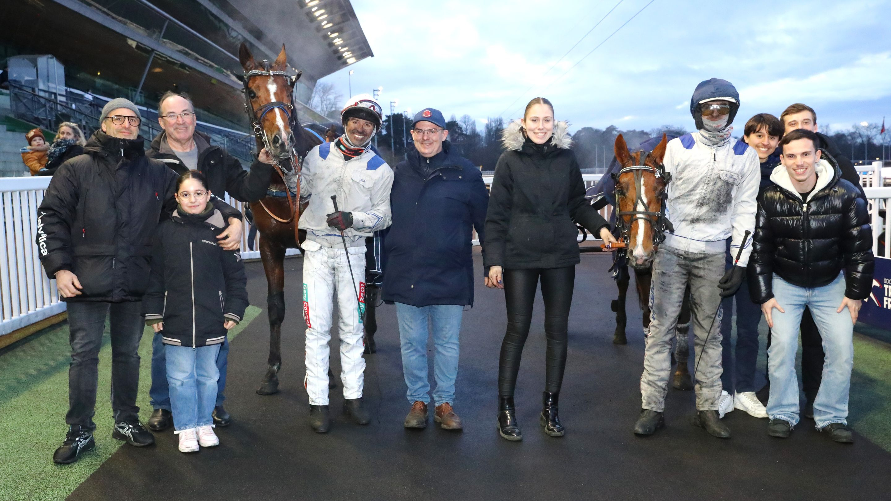 Les sourires sont de mise dans le clan Bourgoin - © Aprh