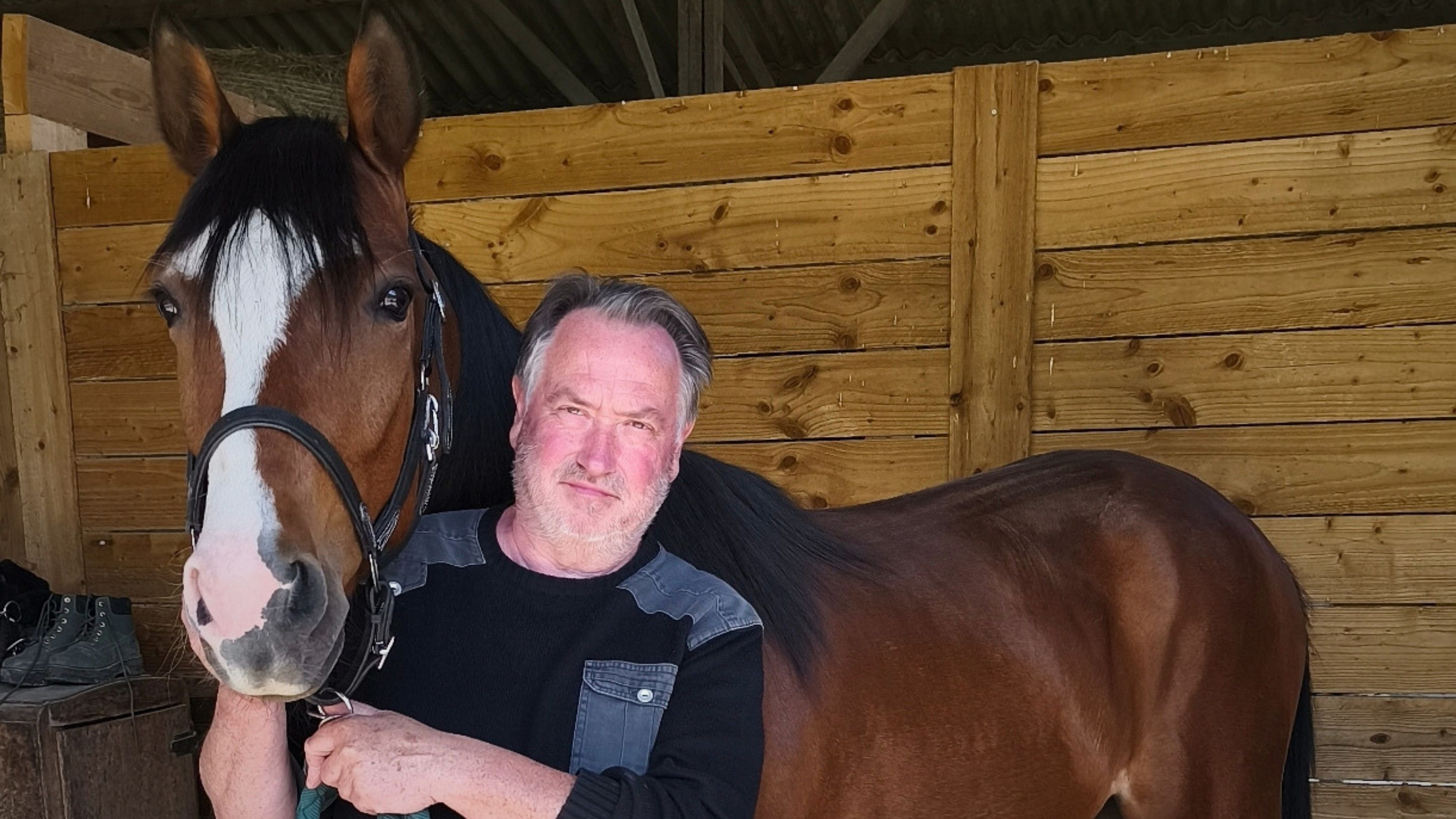 Didier Douilly avec Milord de Tillard - © D. R.