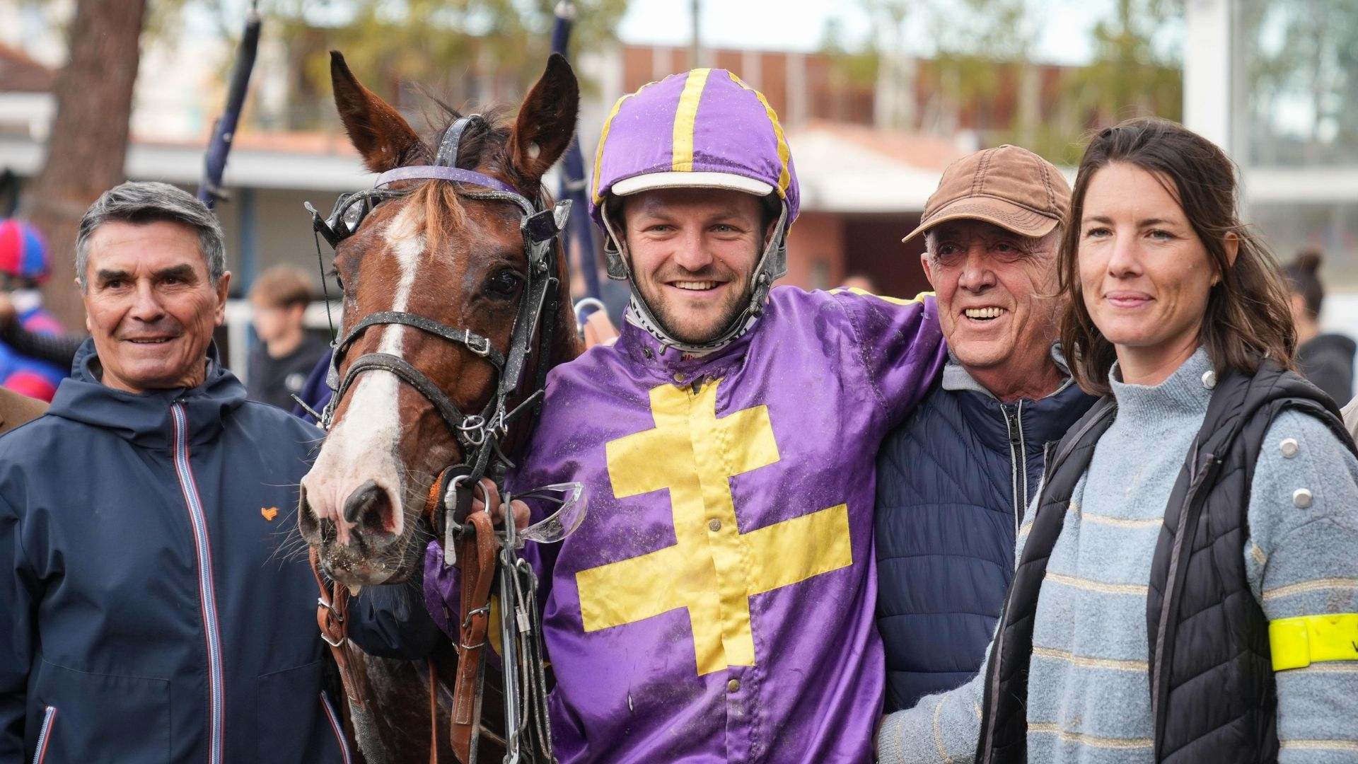 Mister du Choquel et son entourage