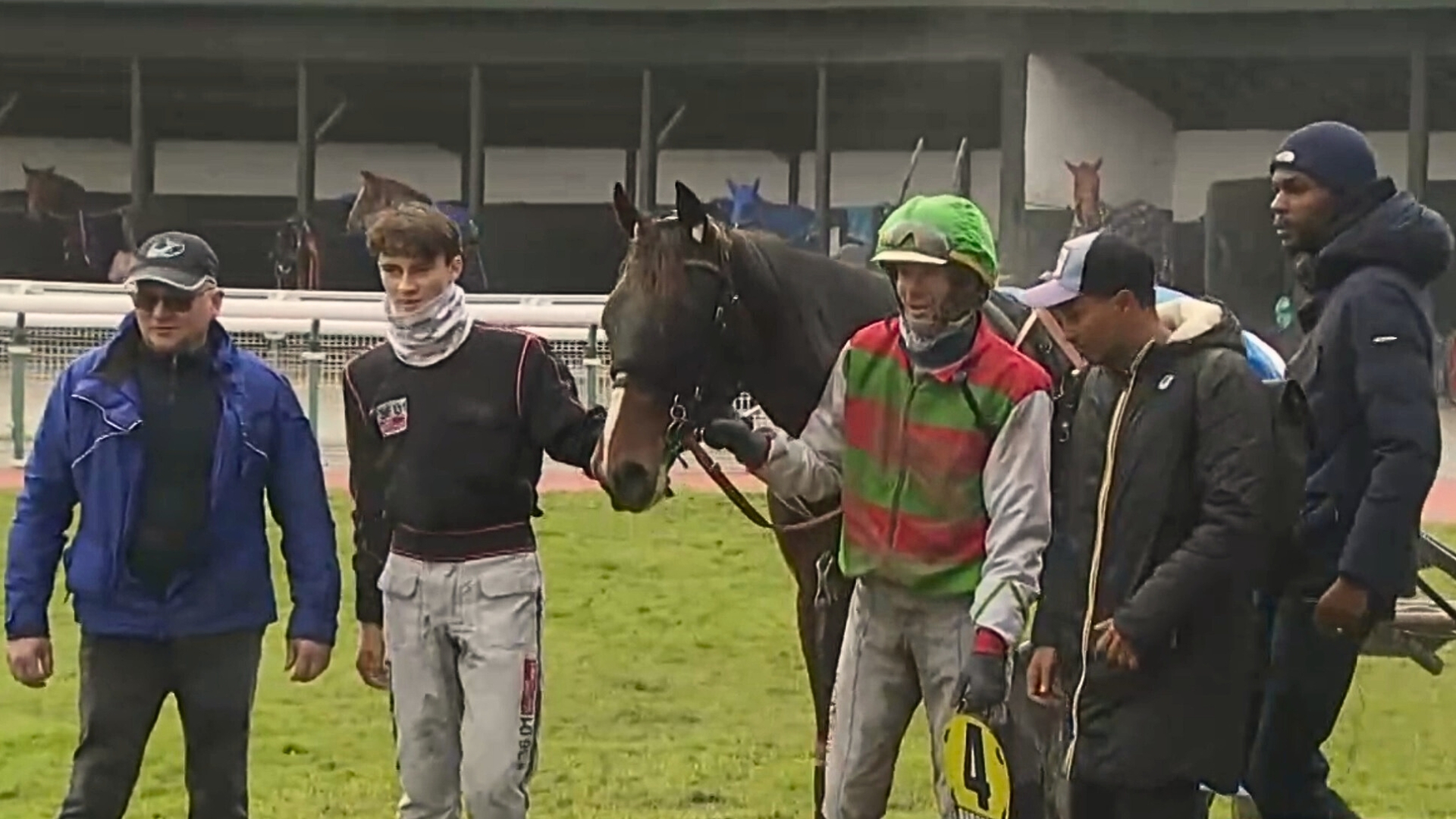 Mourillon après son succès bordelais - © Equidia