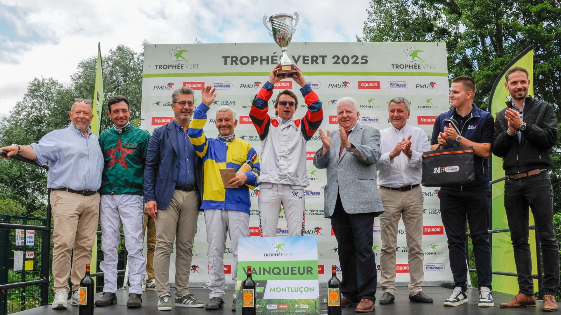 Le podium de la 7ème étape du Trophée Vert 2025 - © Ch. Morlat