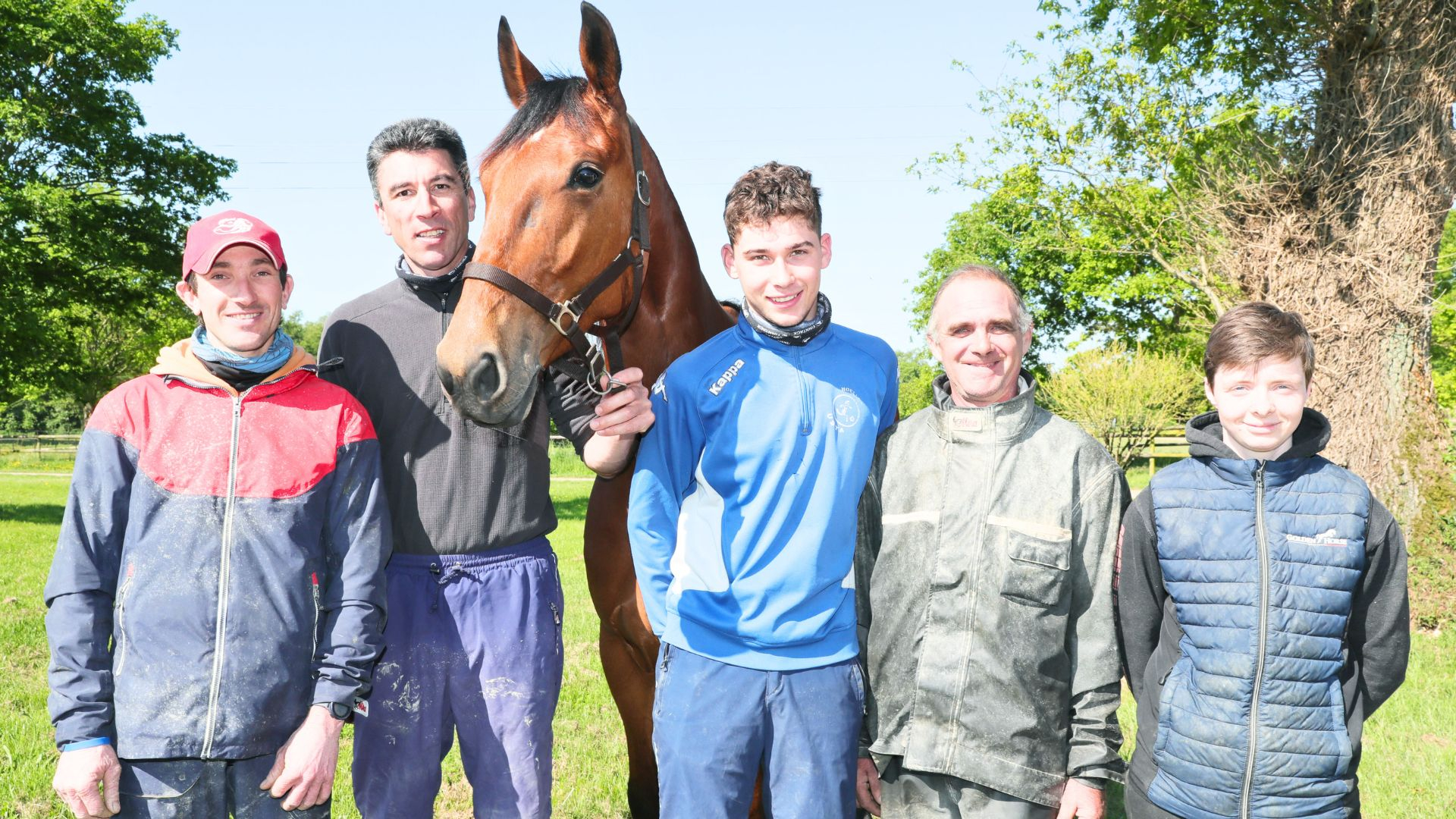Romain Boucault, Sylvain et Émilien Dupont, Laurent Delanoé et Laure-Hélène Tourneux