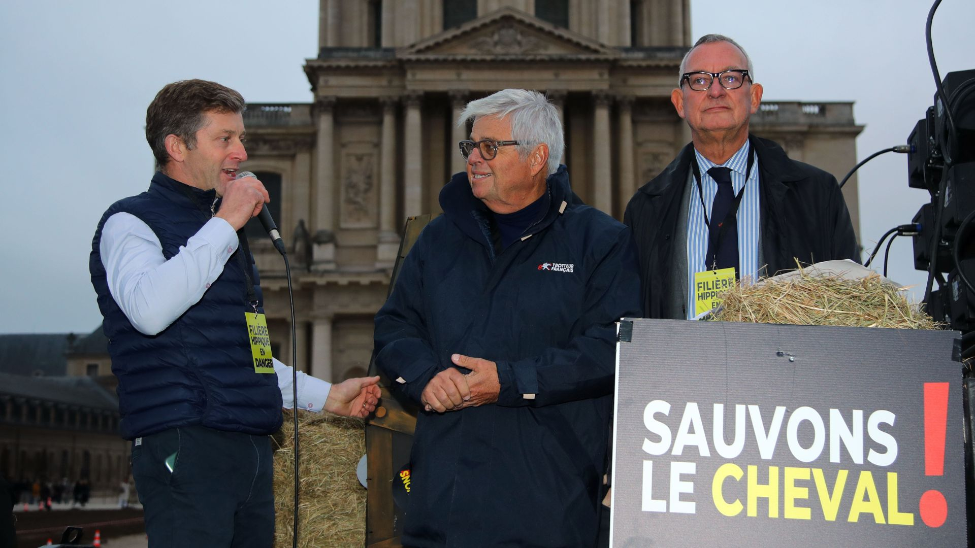 Thibault Lamare et les deux Présidents des sociétés-mères - ©Scoopdyga