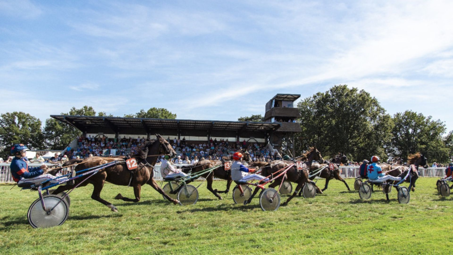 Les trotteurs sur la piste de Chambray-lès-Tours - ©DR-Hippodrome